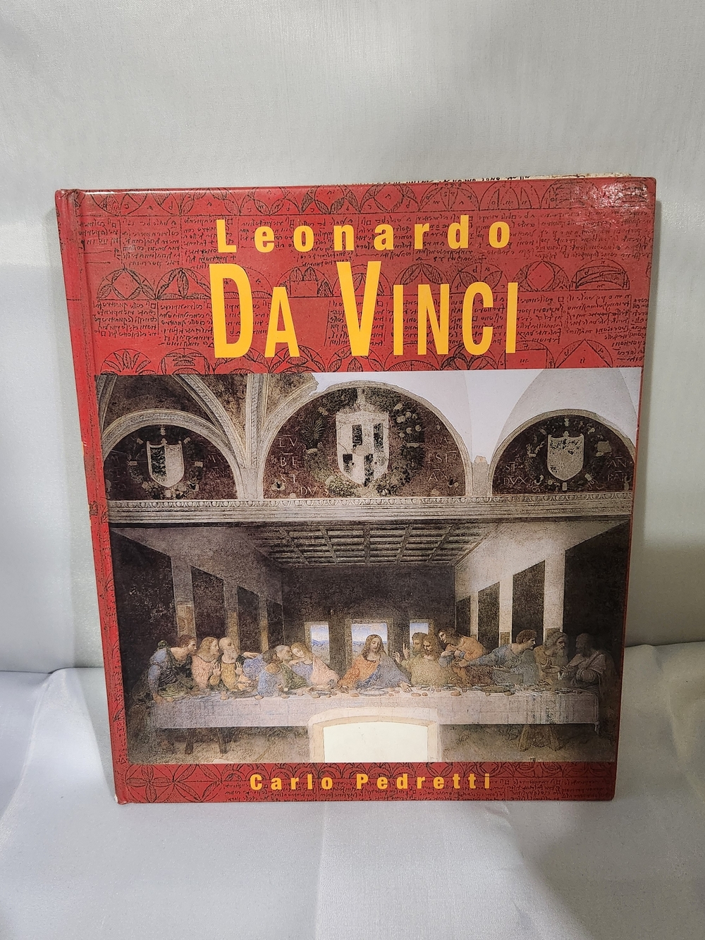Leonardo Da Vinci Art Book - Red Cover by Carlo Pedretti